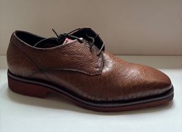 DANIEL HECHTER Leder Schnürer Herren, braun, Gr. 40