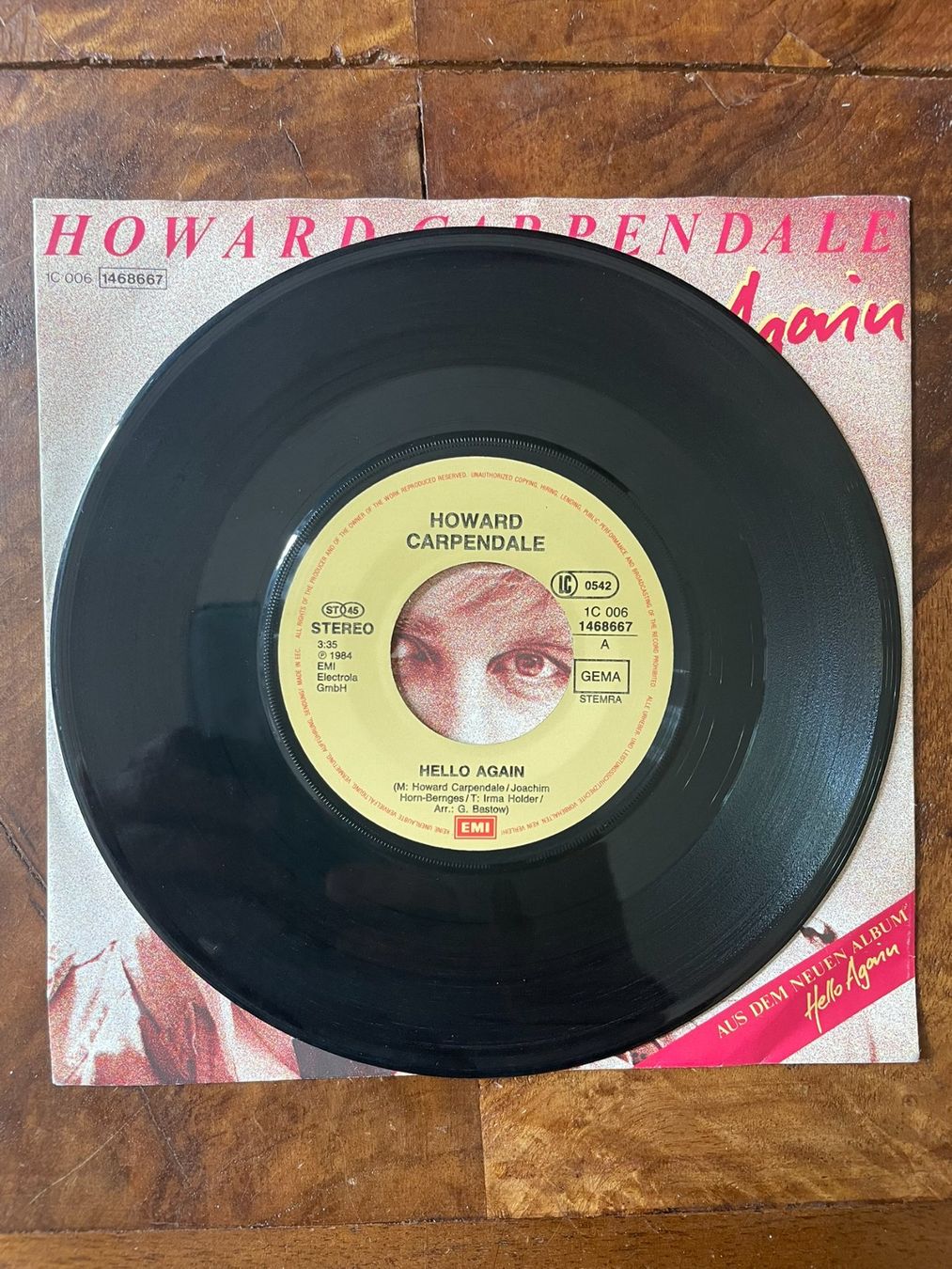 Dischi in vinile: Howard Carpendale – Hello Again VG++ 1984 – Usato da Bern venduto da Perlweiss 2