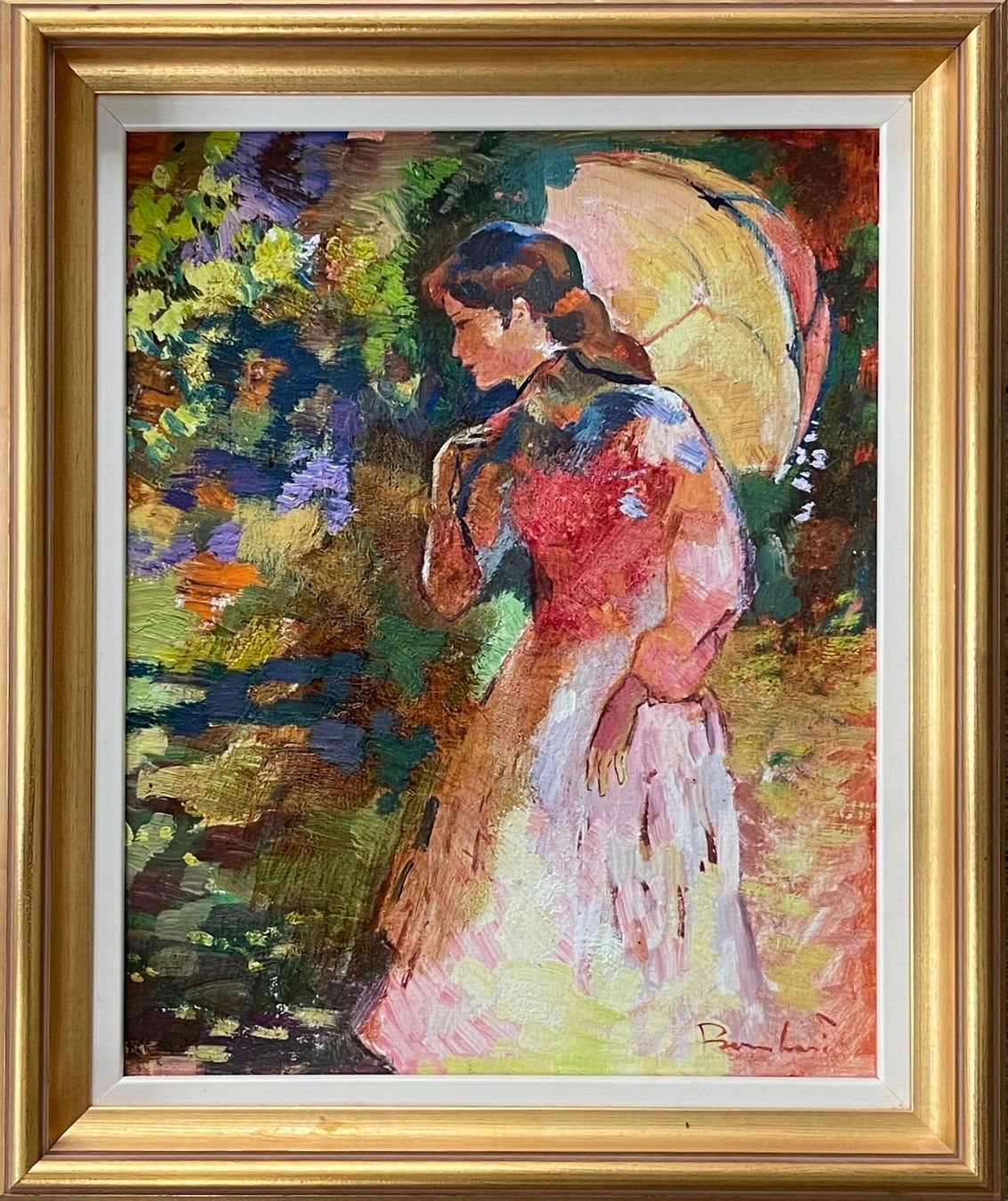 Dipinti: Impressionistische Ölgemälde, unleserlich signiert – Usato da Grosshöchstetten venduto da Perle1951