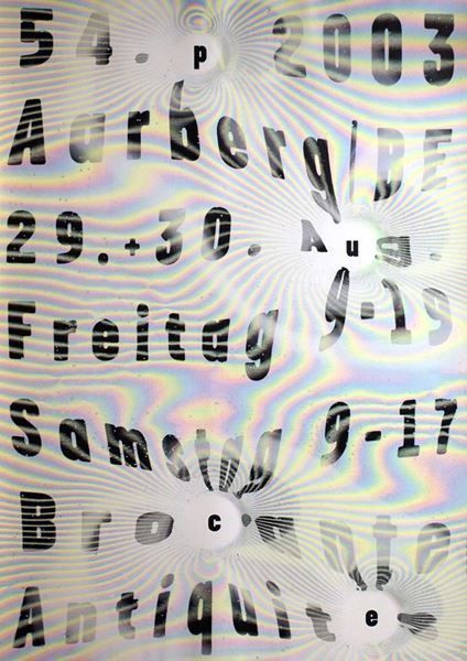 Foto & Immagini: Schraivogel Ralph, 54. Aarberger Puce – Nuovo (secondo la descrizione) da Bern venduto da Vintage-Art-Poster