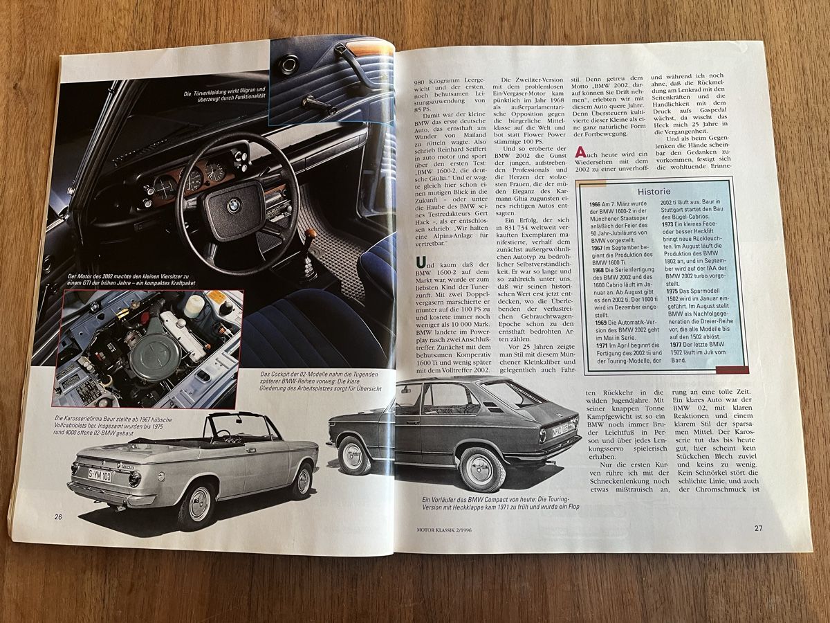 Riviste & Magazine: Motorklassik Oldtimer Magazin 02/1996 – Usato da Aarberg venduto da Jakaro 4