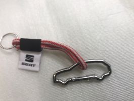 Seat Schlüsselanhänger, Auto Form, neu original Verpackt