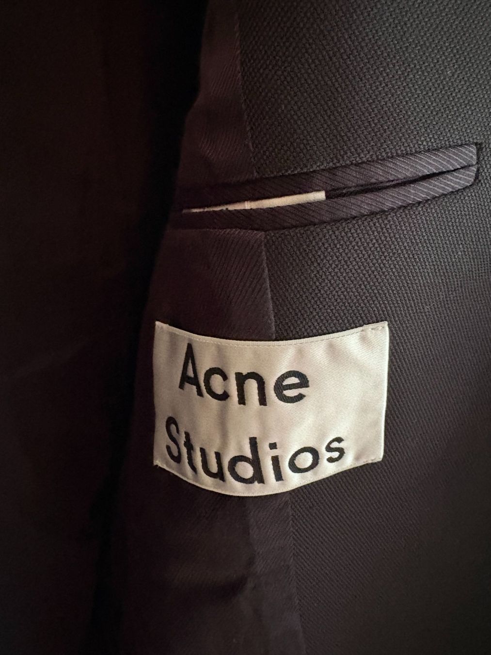 Acne Studios Giacche: ACNE STUDIOS BLAZER DOPPELREIHIG SCHWARZ – Usato da Zürich venduto da jonny_s 4