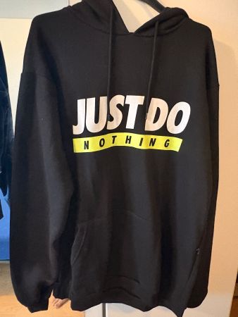 Schwarzer Hoodie Grösse XXL , schwarz