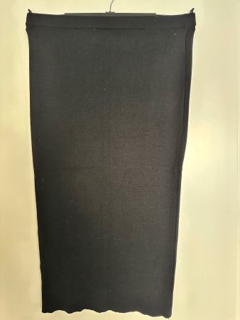 Edler Maxi-Rock aus Schurwolle, Swiss Made, Gr. L