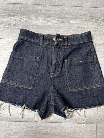 Short en jean Zara bleu foncé