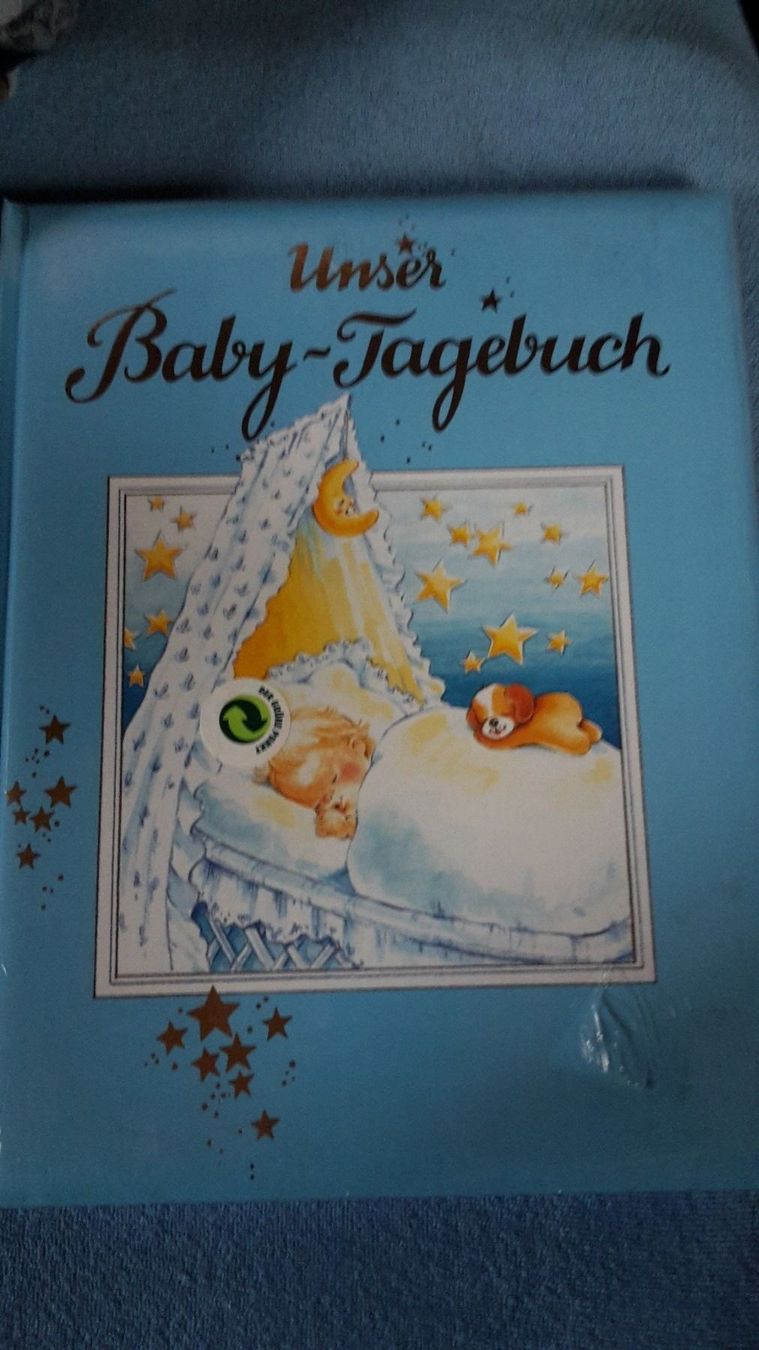 Bücher: Babytagebuch blau – Neu und originalverpackt aus Schwarzenburg von Flamingo07