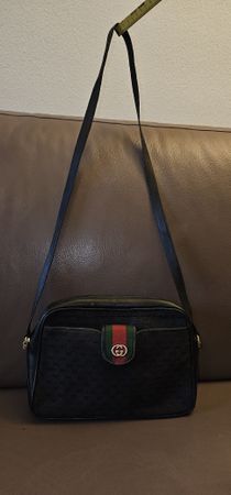 Sac à bandoulière Gucci Vintage noir