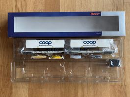 ROCO 67385 Doppeltaschen-Gelenkwagen DSB Coop DC