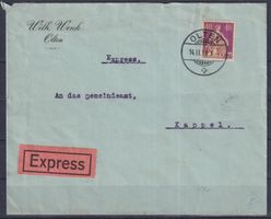 P95)  Express mit Helvetia 112, Qualität sehe Scan