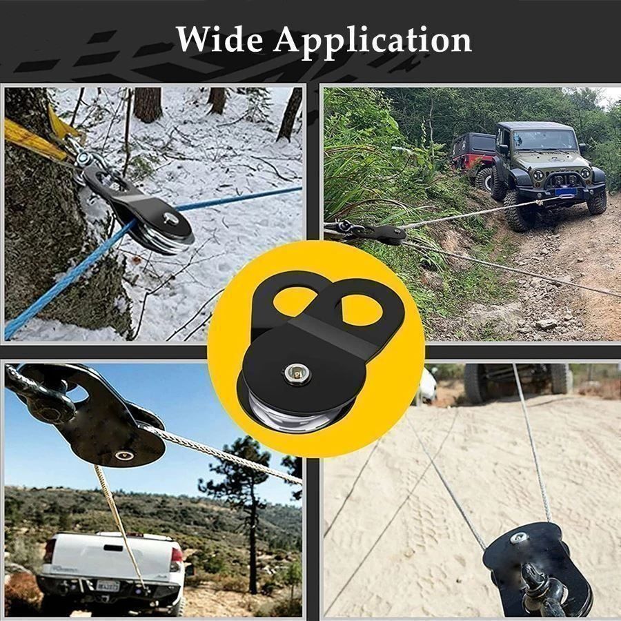 Sonstiges zum Lager & Transport: Offroad Umlenkrolle 10T Bergeblock Seilrolle Abschlepprolle – Neu (gemäss Beschreibung) aus Thun von Top32