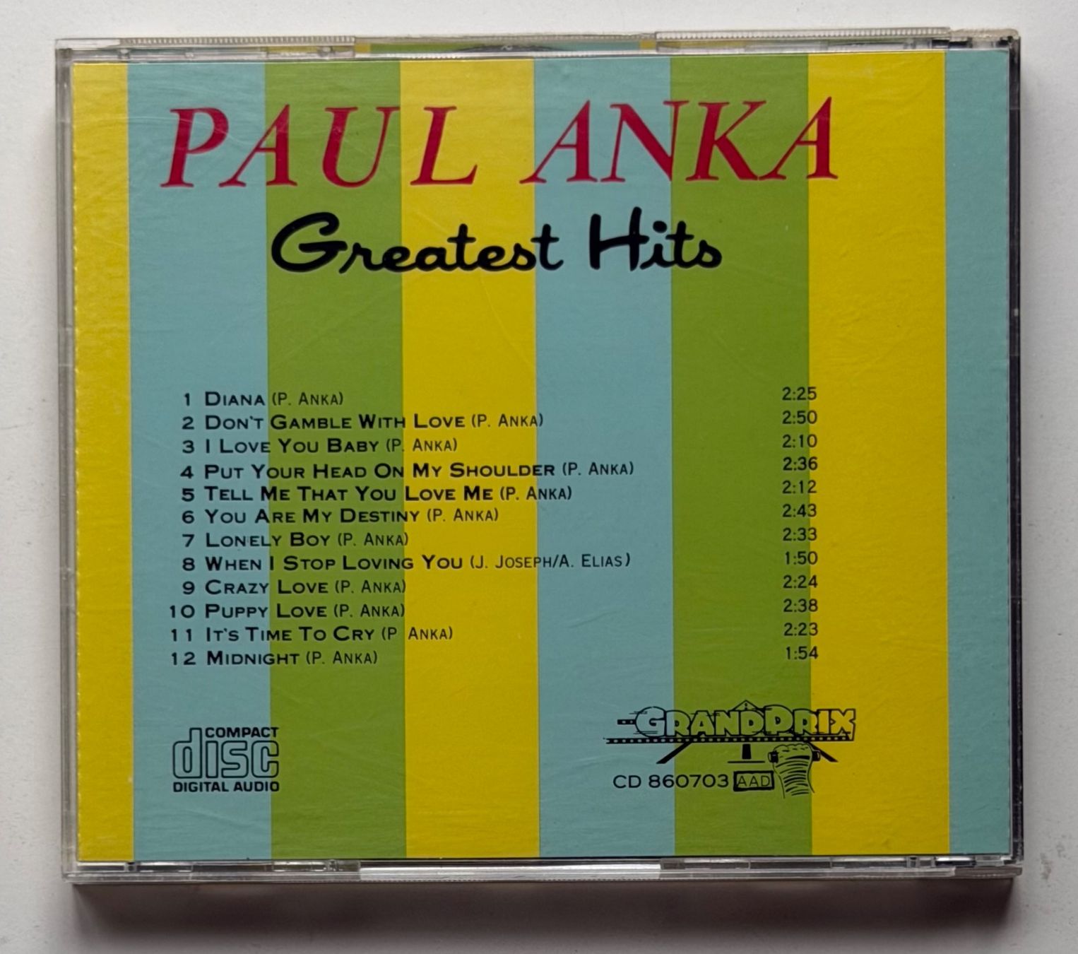 CD: Paul Anka / Greatest Hits – Usato da Näfels venduto da rottabi 1