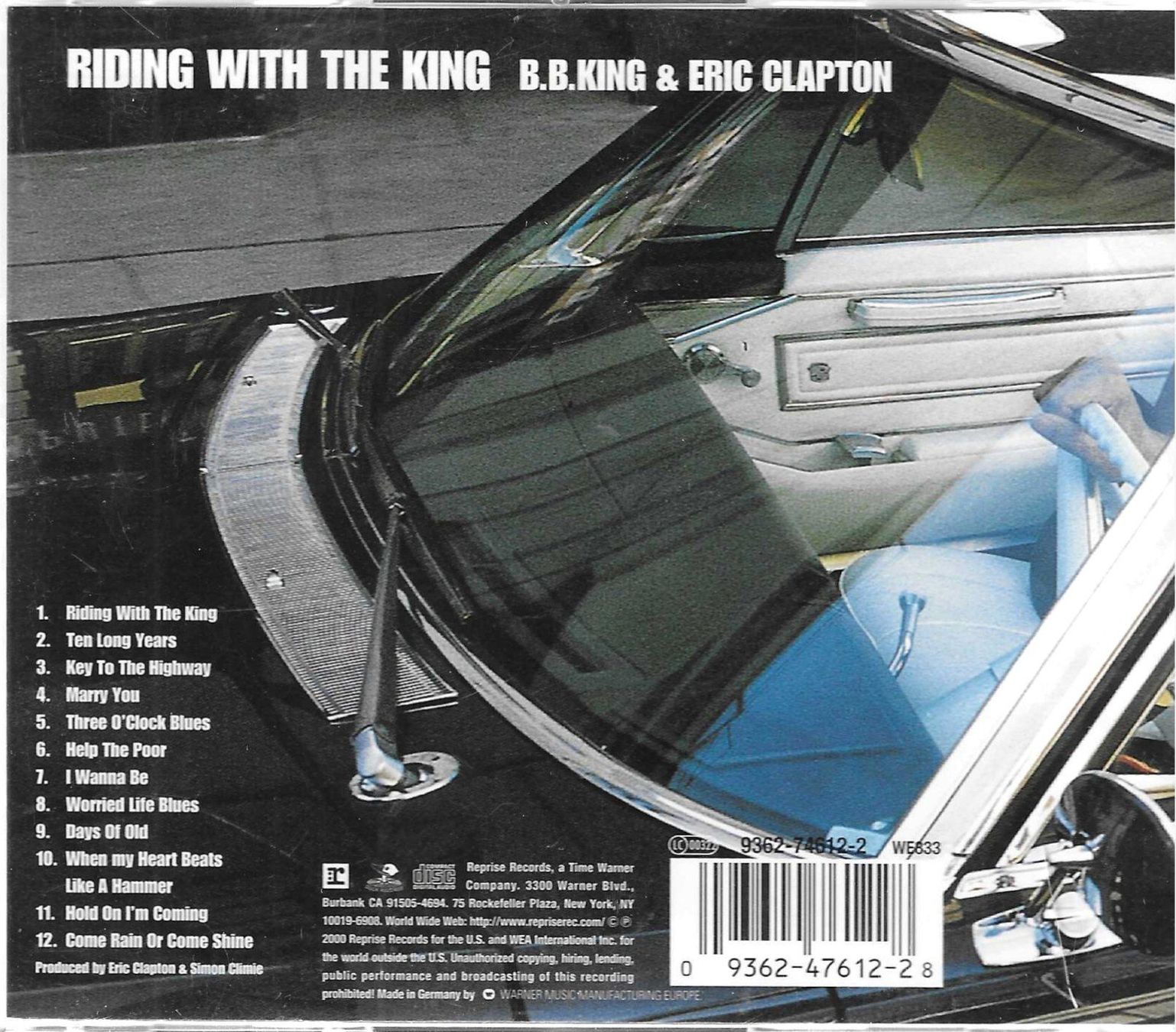 CD: B.B. King & Eric Clapton - Riding With The King – Usato da Savagnier venduto da Ne2065 1