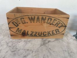 Vintage Holzkiste Wander Malzzucker
