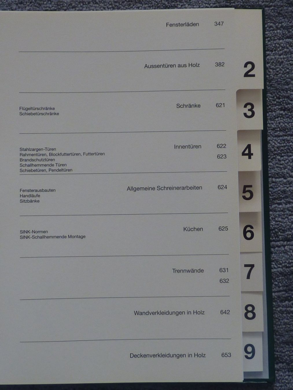 Ordner: Konstruktionsmappe Innenausbau Band 3 – Gebraucht aus Triengen von Nussbaum14 3