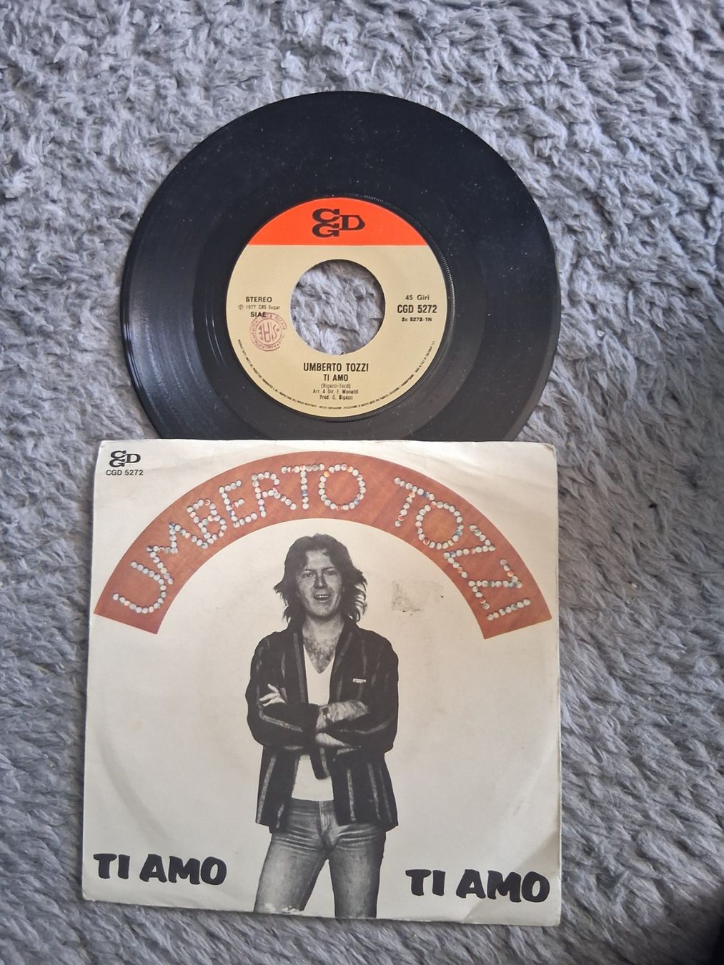 Dischi in vinile: UMBERTO TOZZI       TI AMO        7NER SINGLE – Usato da Wetzikon ZH venduto da Ramones01