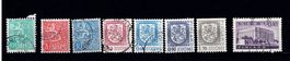 8x Briefmarken Finnland