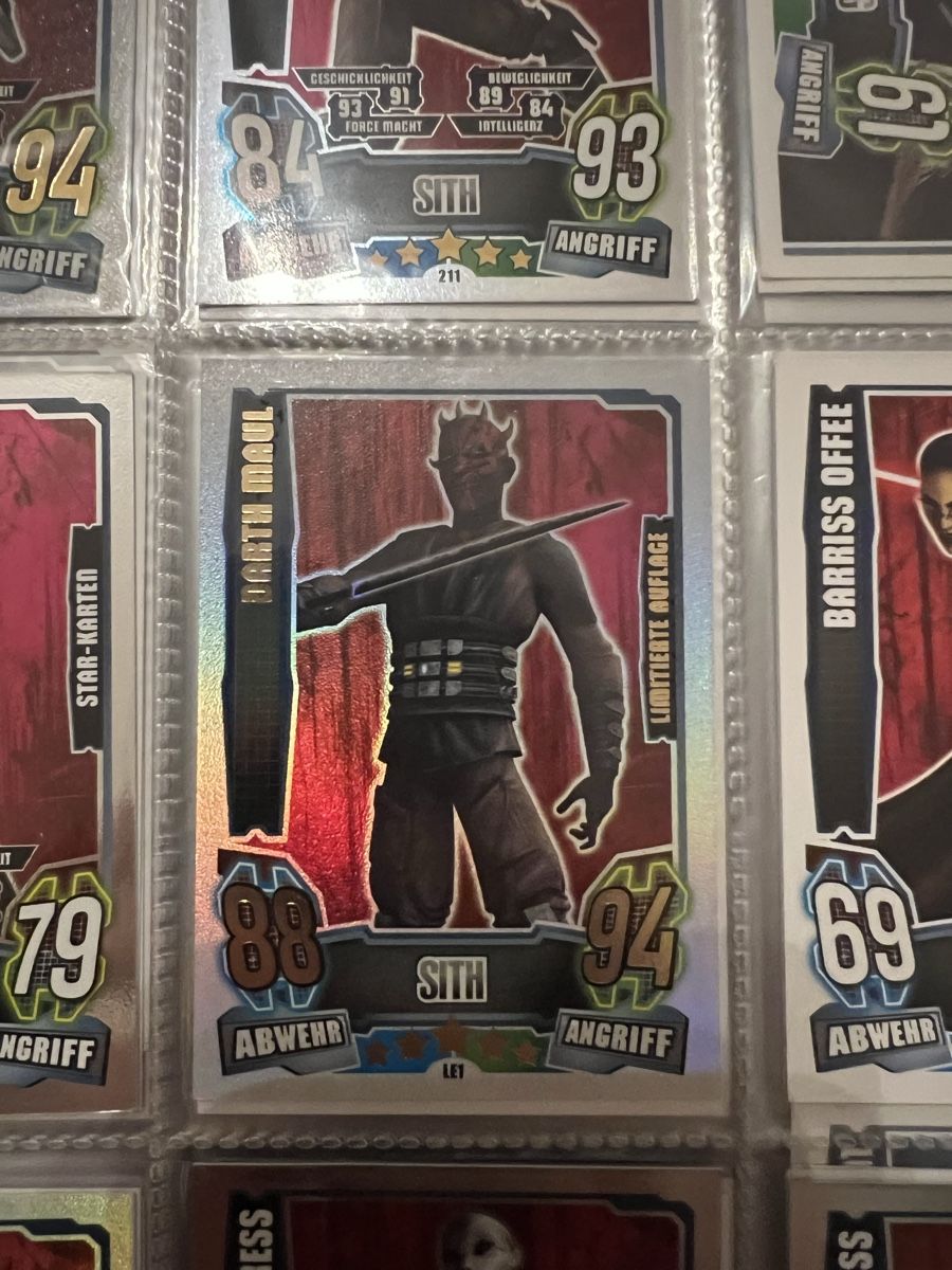 Topps Sammelbilder & Trading cards: Topps Force Attax Star Wars Sammlung – Gebraucht aus Pratteln von timo_miesch 4