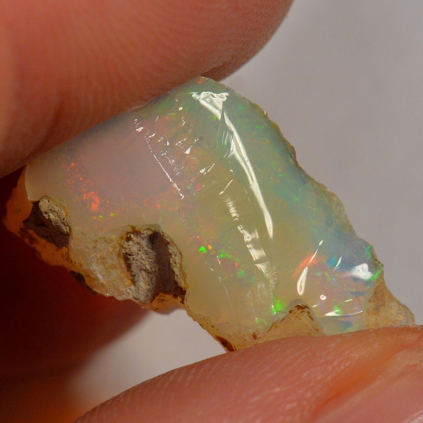Pierres précieuses: 8.3 Karat - Roher Äthiopischer Welo Opal – Neuf (Voir description) à Rüti ZH par DeinOpal 1