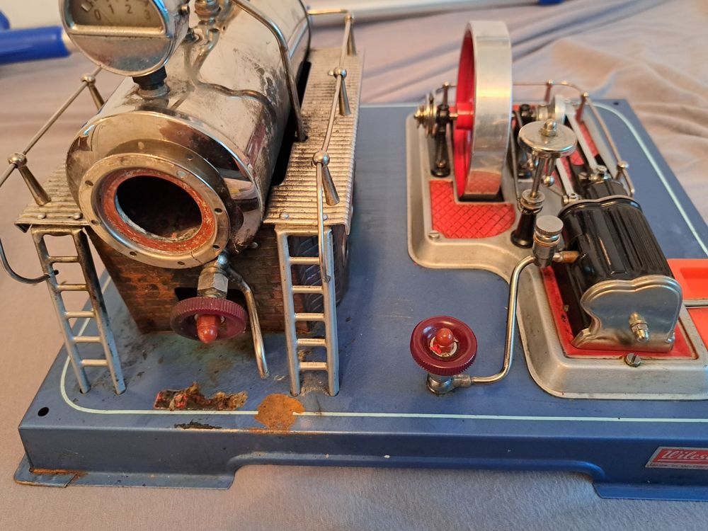 Wilesco T115 – Modellturbine Mit Poliertem Messingkessel Und