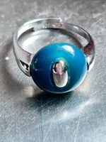 Damenring, Silberring BLuE Stone 55 (Grösse variabel)