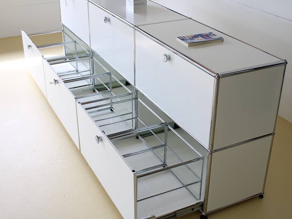 USM Scaffali: USM Sideboard in Reinweiss, neuwertig – Usato da Meinisberg venduto da atelier_TILIJA 4