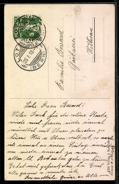 Cartes postales: Passepartout-AK Lotzwil, Kirche – D'occasion à Berlin par bartko-reher 1