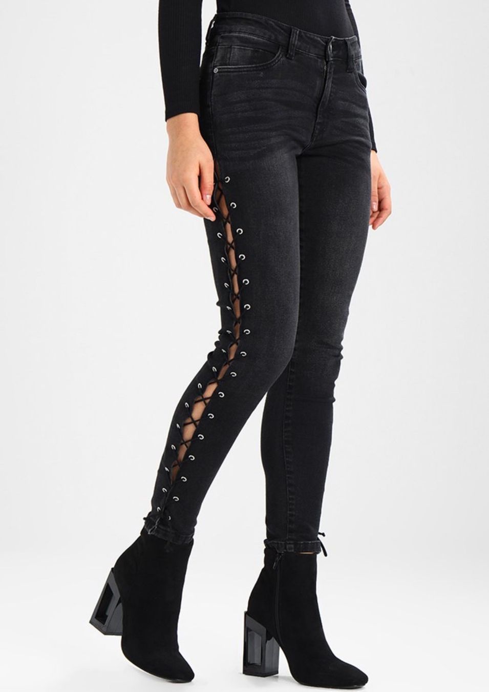 Jeans: Urban Classics Jeans, schwarz, Grösse 38, sexy – Gebraucht aus Künten von bel_6wn2 2