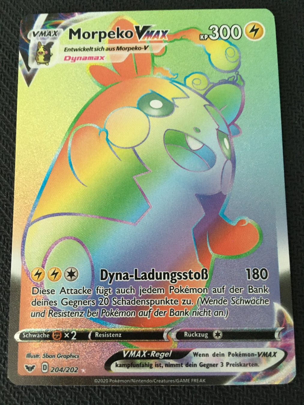 Pokémon Carte collezionabili: SSH 204 Morpeko VMAX - Pokémon - Schwert & Schild - DE – Nuovo (secondo la descrizione) da St.Gallen venduto da Punktchen01
