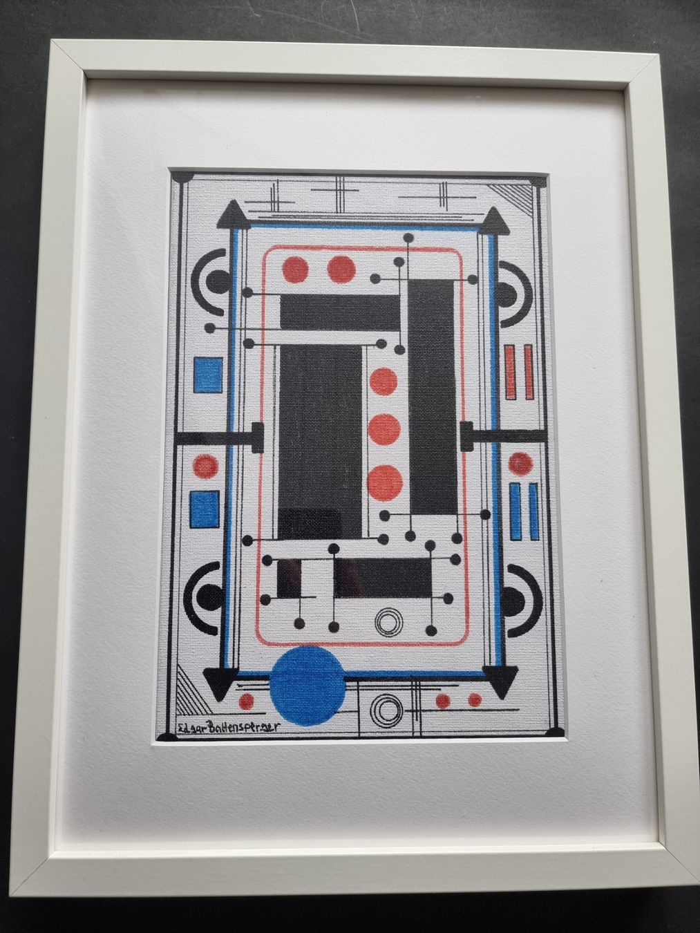 Dipinti: EDGAR BALTENSPERGER ORIGINAL ACRYL MISCHTECHNIK SIGNIERT – Usato da Gersau venduto da kunst-online