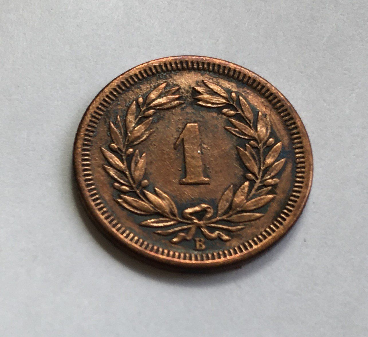 Tutti le monete: 1868 1 Rappen -unz – Usato da Kirchberg SG venduto da Zenhad69 3