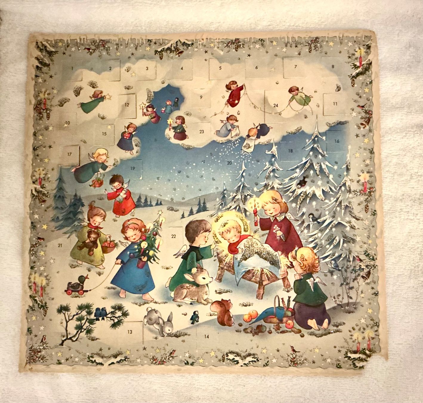 Calendriers: ALTER ADVENTSKALENDER 1950 – D'occasion à Zell LU par Silvermemory 5