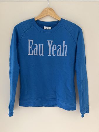 Zoe Karssen Eau Yeah Sweatshirt, XS, Blue