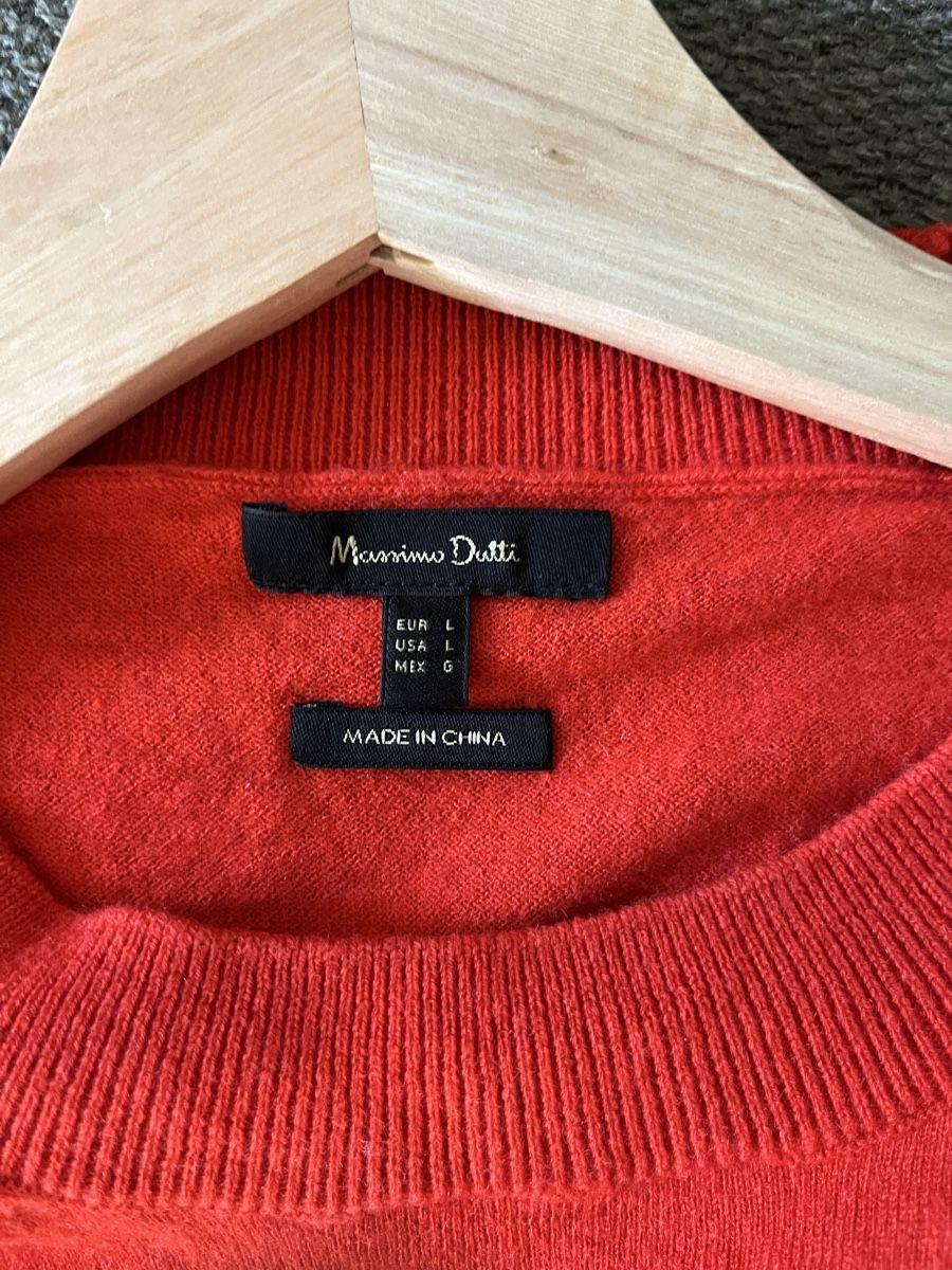 Massimo Dutti Pulls & Sweat-shirts: Massimo Dutti orange-red jumper – D'occasion à Lausanne par NoraPlethora 2