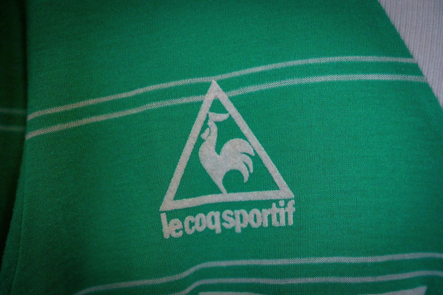 Le Coq Sportif Canottiere & Pantaloni: Maillot vintage Saint-Étienne 1981-1984 – Usato da Monthey venduto da gabpmd 2