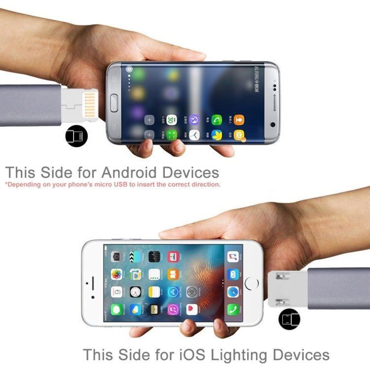 Cavi: Haweel 1m Lade&Datenkabel Lightning & MicroUSB in einem Stec – Nuovo e nell'imballaggio originale da Aesch BL venduto da _elektroniktrade_ 3