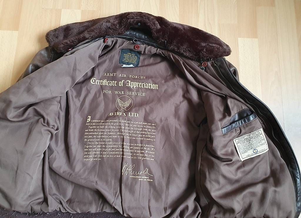 Giacche: Veste Authentic Avirex LTD flight garment Type A-2, Taille M – Usato da Nidau venduto da jul_6tpv 3
