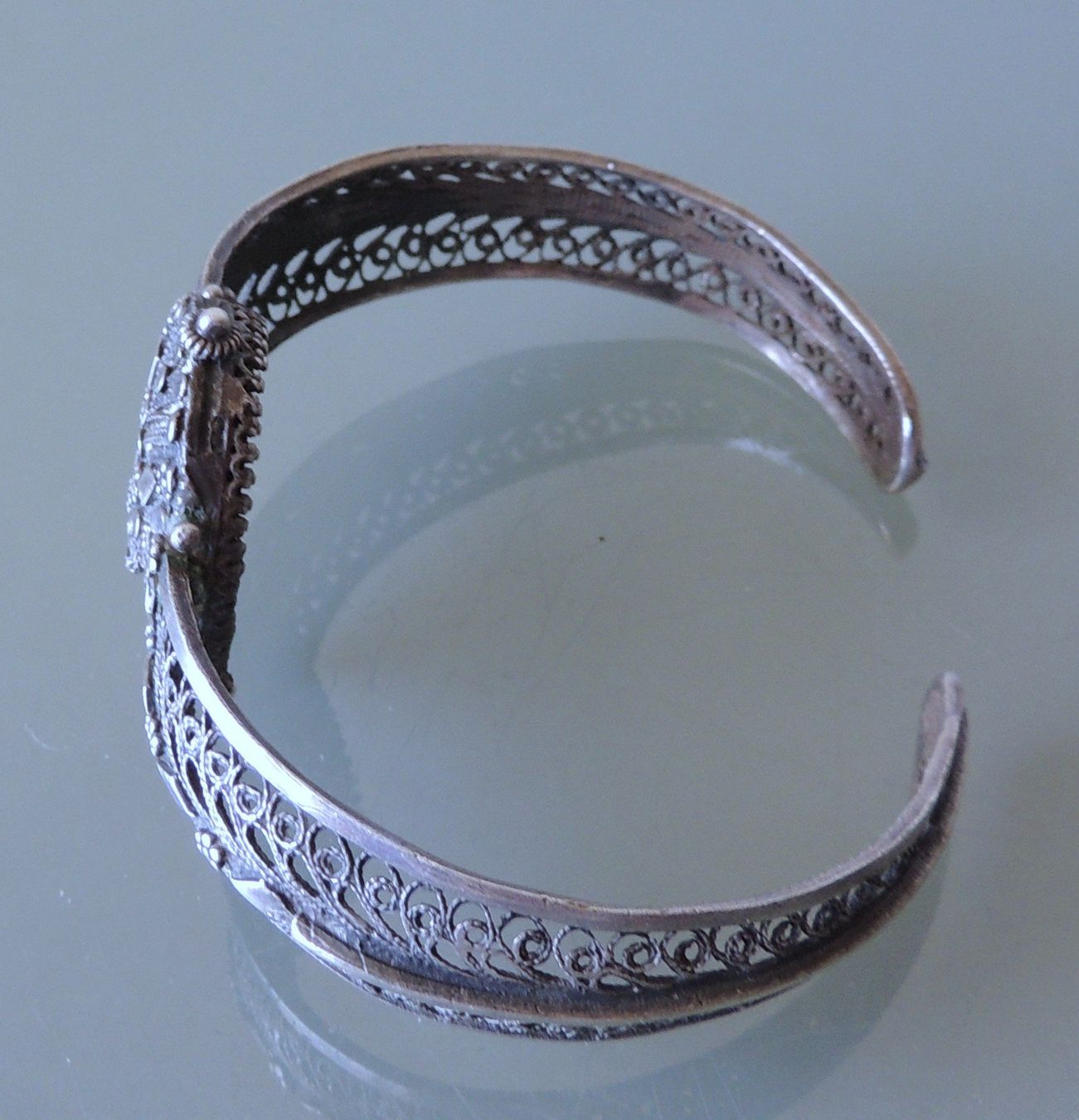 Armbänder & -reifen: Chrysokoll Silber 925 Armspange – Gebraucht aus Waldenburg von schaller707 3