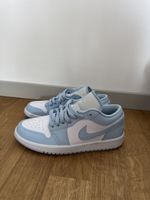 Nike Air Jordan 1 Low, hellblau/weiss, Grösse 37.5
