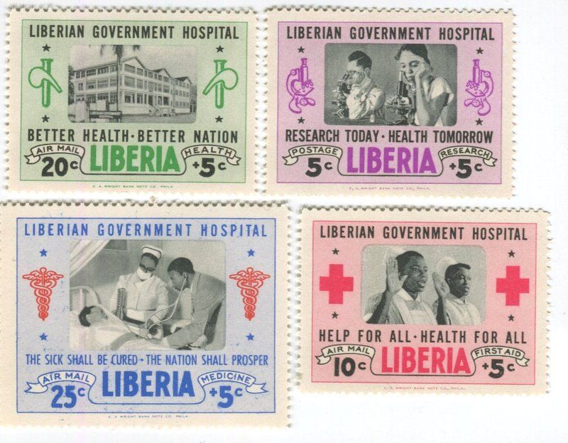 Tutti i francobolli: Briefmarken "Rotes Kreuz". Liberia – Nuovo e nell'imballaggio originale da Basel venduto da Butsch5