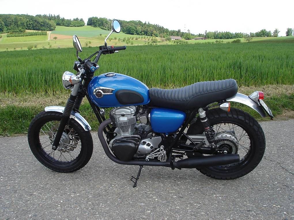 Kawasaki Strada: Kawasaki W800  (Cup Version W 800) – Usato da Gelterkinden venduto da hundredmilehouse 4