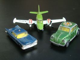 Matchbox Cessna 402 Corgi VW Husky Buick Electra Modellauto