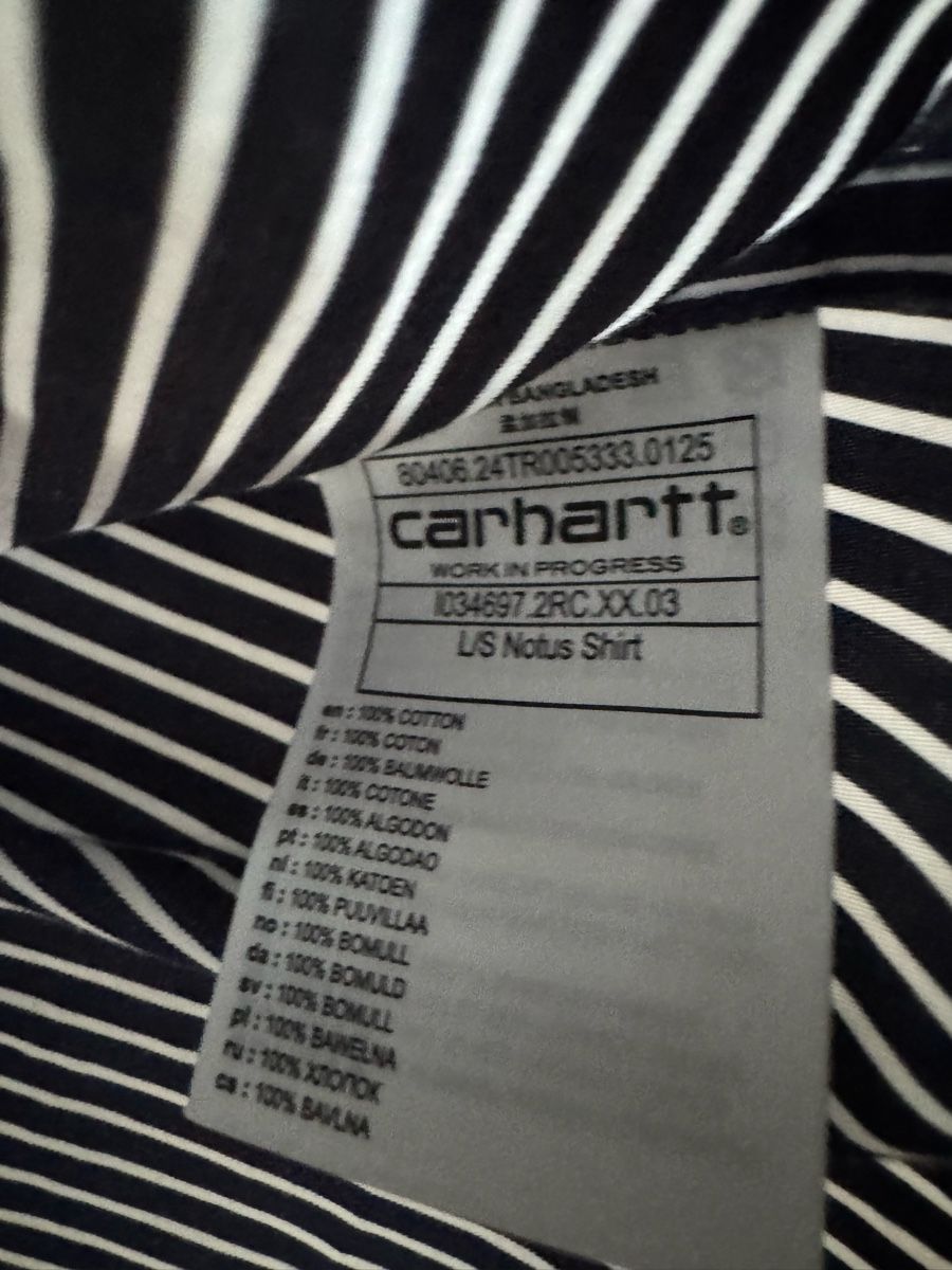 Carhartt Camicie: Carhartt WIP NOTUS - Hemd - arvin/space – Usato da Zürich venduto da kat_ww7d 3