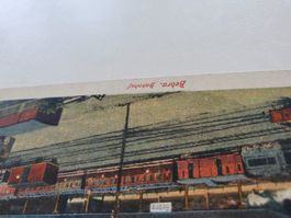 Postkarte Bebra Bahnhof 10 Pfennig Deutsches Reich 1919