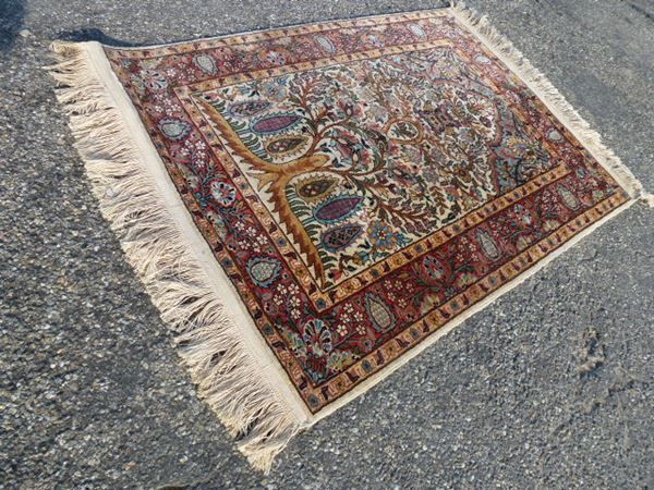 Tappeti: Indien ++ Echter Seiden-Teppich Kashmir – Usato da Walkringen venduto da Casablanca777 2