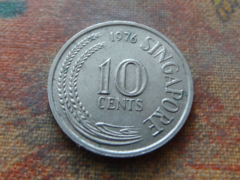 Tutti le monete: SINGAPOUR  10  Cents  1976 – Usato da Romanel-sur-Lausanne venduto da Swift13