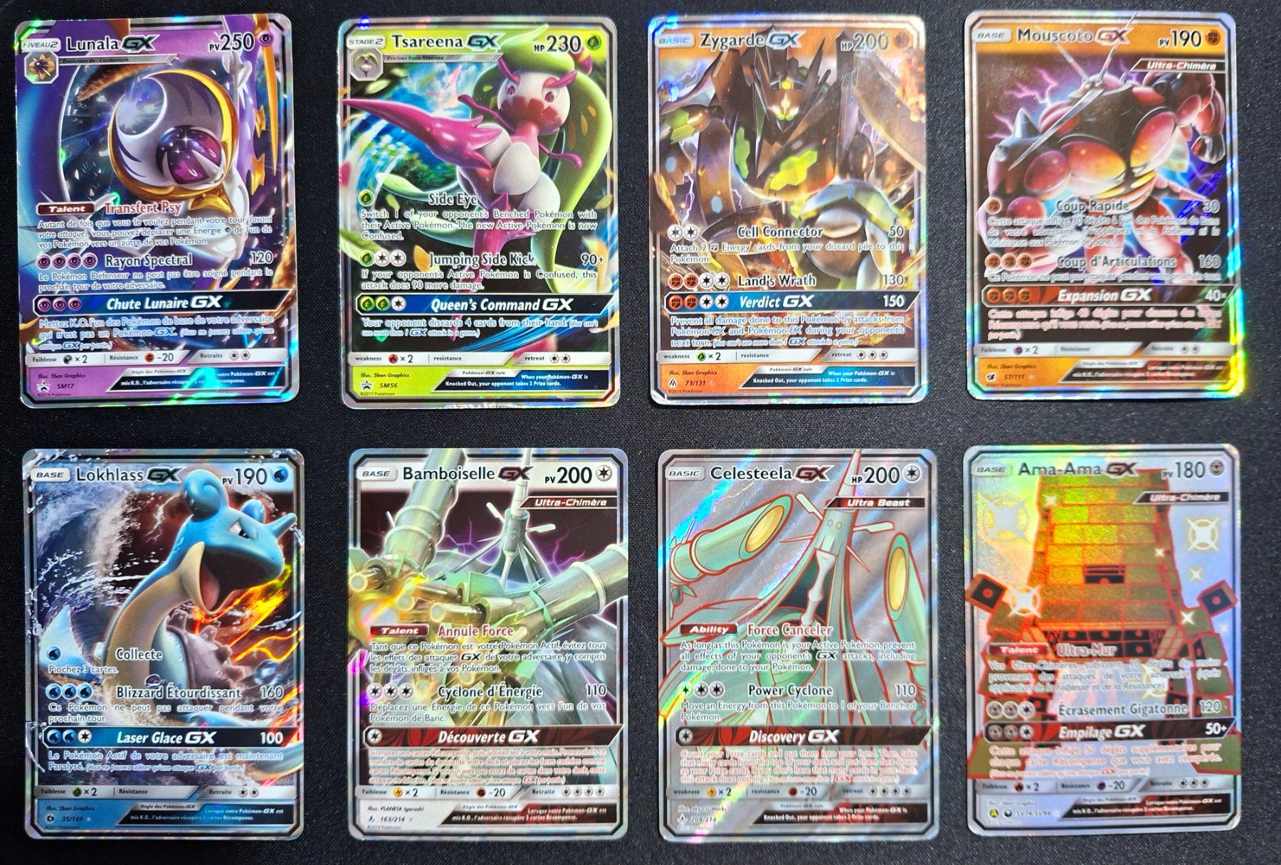 Pokémon Cartes à collectionner: Lot 8 Catres Pokémon GX – D'occasion à Valeyres-sous-Rances par gegg