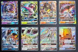 Lot 8 Catres Pokémon GX