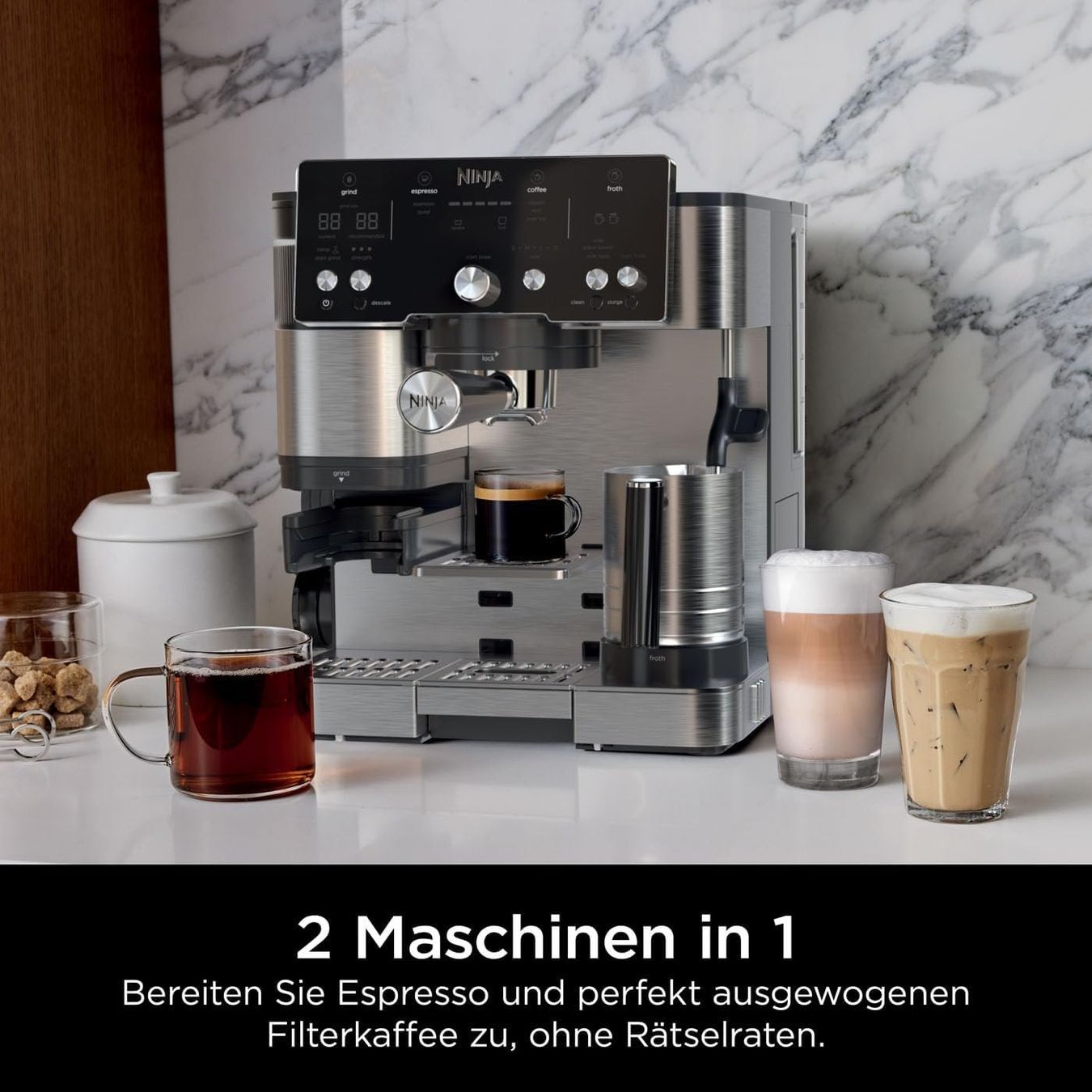 Macchine per caffè & Macchine per espresso: Ninja Luxe Essential 2-in-1-Kaffeemaschine – Usato da Tägerig venduto da aputame 1