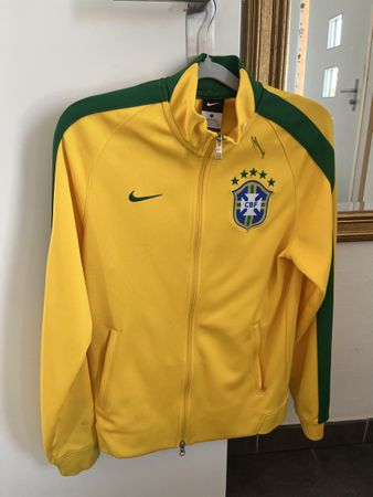 Brasilien Jacke mit Shaqiri Unterschrift